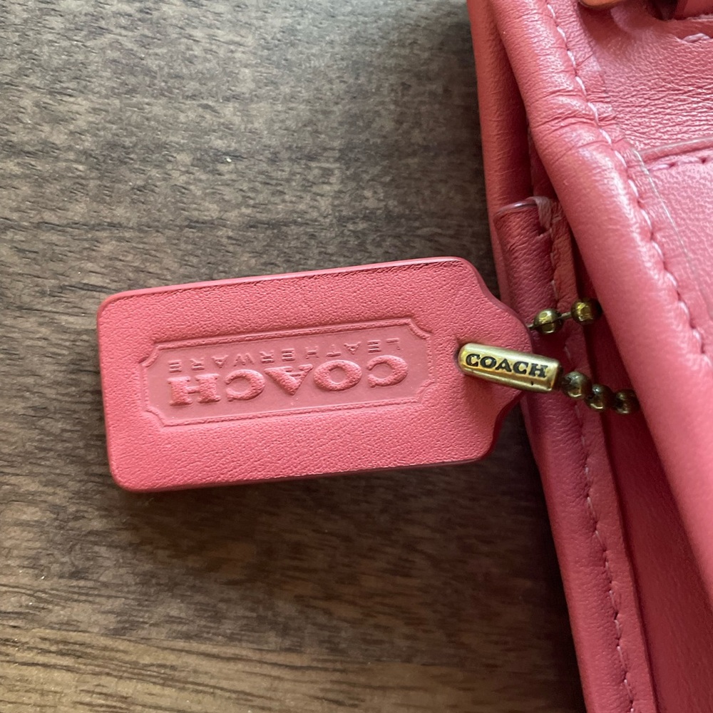 COACH WILLIS TOP HANDLE 18 TAFFY PINK 90s Vibes CROSSBODY BAG - Picture 8 of 13